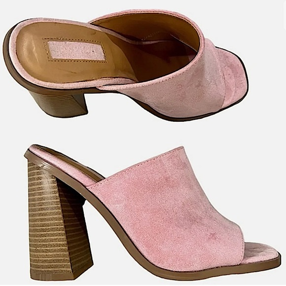 Forever 21 Suede Heels - Picture 1 of 5